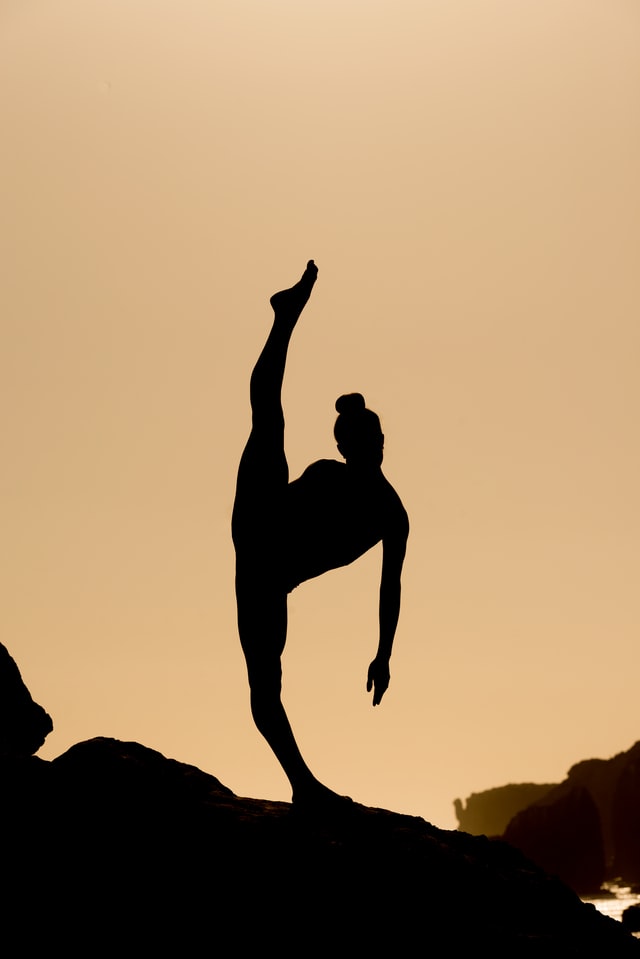 Silhouette of a dancer