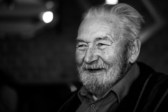 A smiling older man